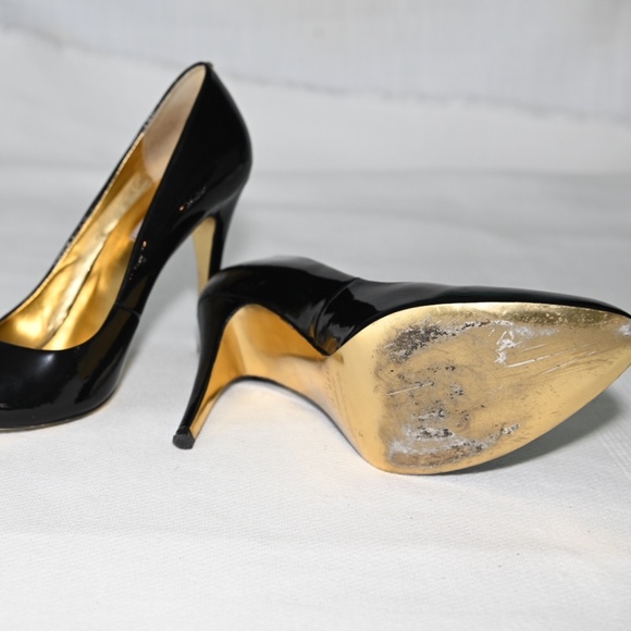 Ted Baker Black Patent Leather Pumps - Picture 3 of 14